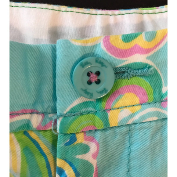 Lilly Pulitzer Shorely Blue Double Trouble Buttercup Shorts - Picture 4 of 12